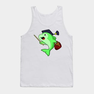 Dolphin as Professor with Bag & Pointer Tank Top